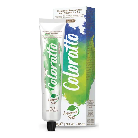 Kit Tintura Semipermanente Itallian Itallian Color Hairtech Coloração Sem Amônia Coloratto Tom 10.1 Para Cabelo Foto 1