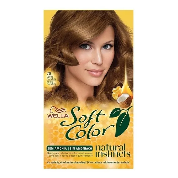 Kit Tintura Soft Color Louro Natural 70 Soft Color Foto 1
