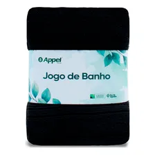 Kit Toalha Banho Gigante + Rosto Preto + Tapete Foto mini  2
