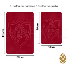 Kit Toalha Banho+ Rosto Jacquard Buettner Fluminense Foto mini 3