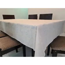Kit Toalha De Mesa 4 Lugares Rendada Tnt + Toalha De Cristal Foto mini 4
