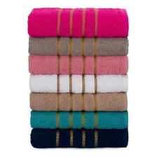 Kit Toalha Rosto Efeito Dourado 10un Macia Luxuosa Felpuda Cor Sortido Foto mini 3