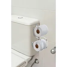 Kit Toalheiro Box Suporte Papeleira Duplo Cromado Em S Foto mini 3