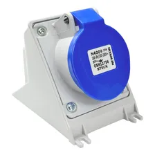 Kit Tomada Sobrepor N4009 + Plug N4079 4p 16a 250v 9h Steck Foto mini  3