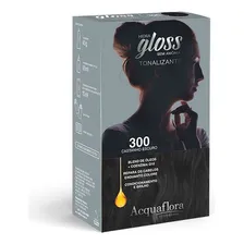 Kit Tonalizante Hidra Gloss - Acquaflora Castanho Tom 300 castanho escuro Foto  mini 1