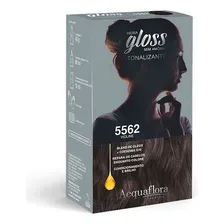 Kit Tonalizante Hidra Gloss - Acquaflora Castanho Tom 5562 Violine Foto mini 1