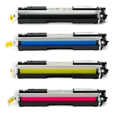 Kit Toner Color Cf-350a Ce-310a 126a 130a - M177 M175a M176n Tinta Preto/ciano/magenta/amarelo Foto  mini 1