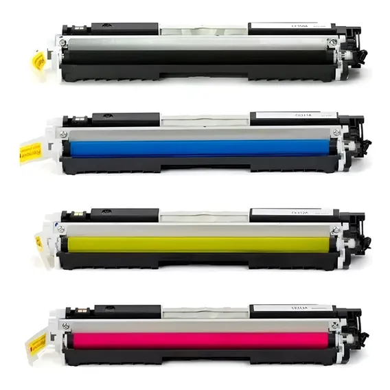 Kit Toner Color Cf-350a Ce-310a 126a 130a - M177 M175a M176n Tinta Preto/ciano/magenta/amarelo Foto 1