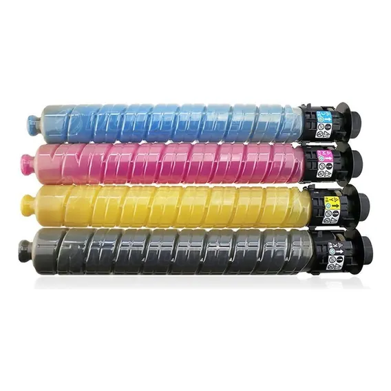 Kit Toner Colorido P/ Mpc2003sp Mpc2503sp Mpc2504sp Na Caixa Tinta Preto Ciano Amarelo Magenta Foto 1