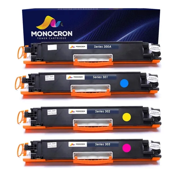 Kit Toner CompatÃvel Com M175nw Mfp M176n | 126a/130a Tinta Prto/ciano/amarelo/magenta Foto 1