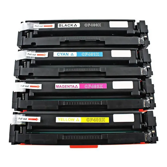 Kit Toner CompatÃvel Marca Premium Para Uso Em M252dw M277dw Tinta Preto Ciano Amarelo Magenta Foto 1