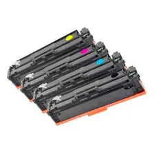 Kit Toner CompatÃvel P/ M252dw M252 Laserjet Color M277dw Tinta Preto Ciano Magenta Amarelo Foto mini 2