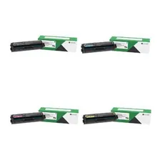 Kit Toner Lexmark Mc3224adwe C3224dw - 04 Cores Tinta Preto-magenta-ciano-amarelo Foto mini 1