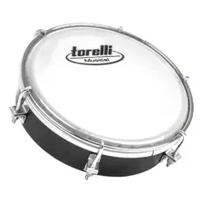 Kit Torelli 3 Tamborim Preto Pele Leitosa Tt404 + Baqueta Foto mini 2