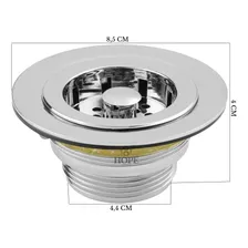 Kit Torneira Gourmet Bancada Mesa Abs Válvula+sifĂŁo+flexĂvel Cor Prateado Foto mini 3