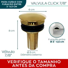 Kit Torneira square baixa ralo 3cm Dona D.cor cor Dourada Foto mini 4