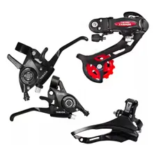 Kit Transmissão Bicicleta Mtb Yamada 21v Alavanca Cambios Foto mini 1