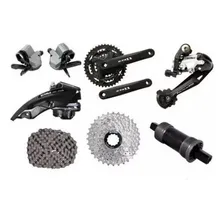 Kit Transmissão Relação Bike 27v Tipo Shimano Alivio Sunrun Foto mini 1