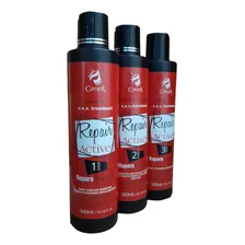Kit Tratamento Cabelo Cavier Cosmeticos Repair Active 900ml Foto mini 4
