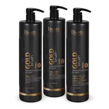 Kit Tratamento Gold Brush Duetto Profissional Foto mini 1