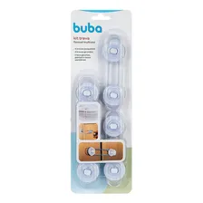 Kit Trava Gaveta Porta Armário Geladeira Segurança Bebê Buba Foto mini  2