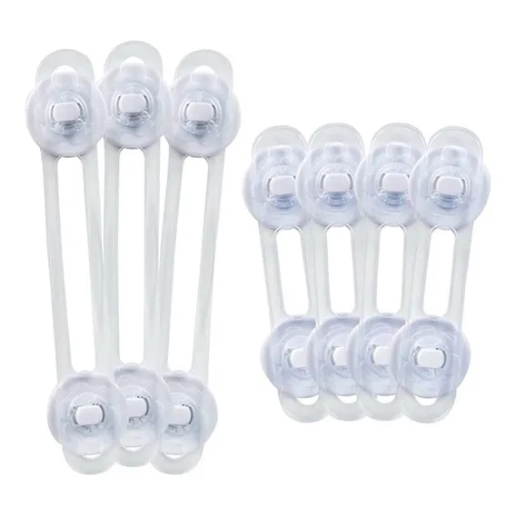 Kit Trava Gaveta Porta Armário Geladeira Segurança Bebê Buba Foto 1