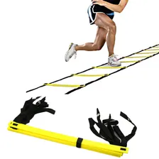 Kit Treino Circuito Funcional Escada Agilidade Cones Chapéu Chinês Yangfit Foto mini 4