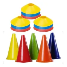 Kit Treino Funcional 10 Cones +10 Chapéu Chinês Foto mini 1