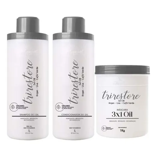 Kit Tri Restore Aramath Profissional 1l Foto 1