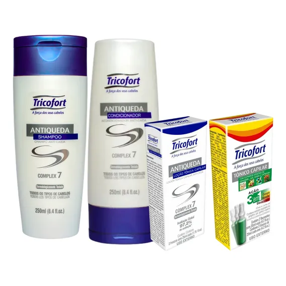 Kit Tricofort Antiqueda - 6 Produtos - Ver Descrição Foto 1