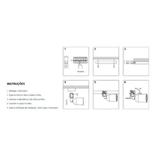 Kit Trilho 1 Metro + 3 Spot 7 W Branco Frio Opus Led Foto mini 4