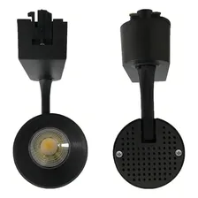 Kit Trilho Eletrificado 1 Metro C/ 3 Spot De 7w Preto Branco 4000k Branco Neutro Foto mini 2