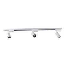 Kit Trilho Eletrificado 1,5m + 3 Spot Led 7w Estrutura Branco Luz 3000k Branco Quente 110v/220v Foto mini  2