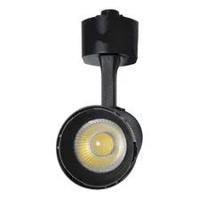 Kit Trilho Eletrificado 1m + 3 Spots Led 7w Branco Quente Estrutura Preto Foto mini  3