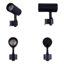 Kit Trilho Eletrificado 1m Preto + 3 Spots Led 7w Frio Foto mini 4