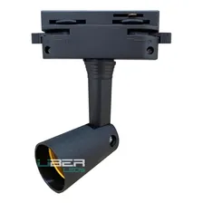 Kit Trilho Eletrificado 1m Preto 4 Spots E27 Bulbo Par20 Foto mini  3