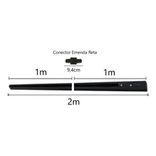 Kit Trilho Eletrificado 2m Pto Lille Nordecor + 5 Spot Par20 Foto mini 4