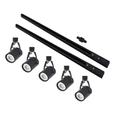 Kit Trilho Eletrificado 2m Pto Lille Nordecor + 5 Spot Par20 Foto mini 1