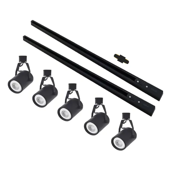 Kit Trilho Eletrificado 2m Pto Lille Nordecor + 5 Spot Par20 Foto 1