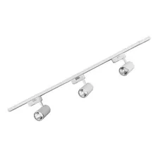 Kit Trilho Eletrificado De 1m 3 Spots Led 7w 3000k Foto mini 2