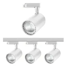 Kit Trilho Eletrificado De 1m 3 Spots Led 7w 3000k Foto mini 1