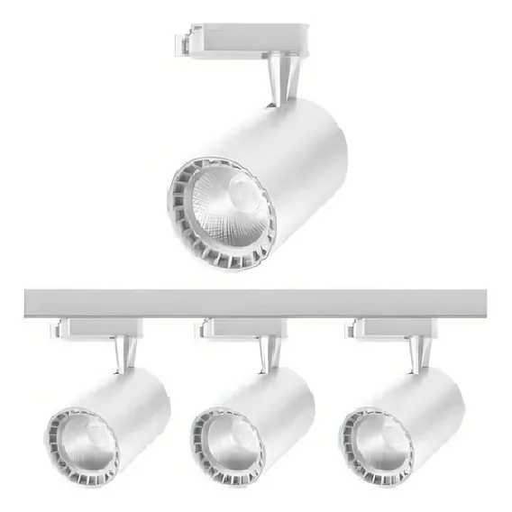 Kit Trilho Eletrificado De 1m 3 Spots Led 7w 3000k Foto 1