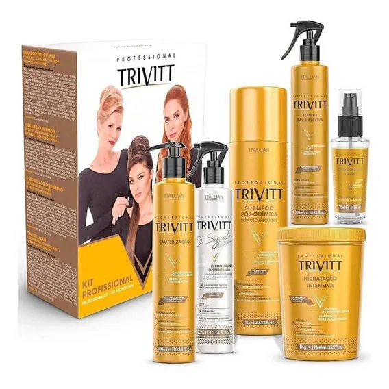 Kit Trivitt Profissional Reconstrução Completa (6 Itens) Foto 1