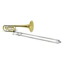 Kit Trombone Vara C Rotor Tb200vr + Estante De Partitura S1 Foto mini 2