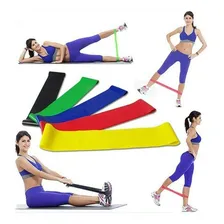 Kit Tubing Elástico 11 Itens + 5 Faixas Mini Band Treino Top Foto mini 4