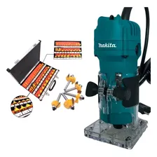 Kit Tupia 6mm Makita + Conjunto De Fresas Nkf 220v Foto mini 1