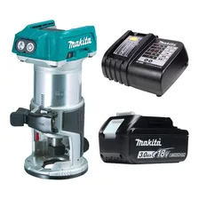 Kit Tupia Laminadora Eletronica Bateria Drt50z-p 18v Makita 110V/220V Foto  mini 1