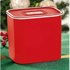 Kit Tupperware Baseline Retangular Vermelha Natal 4 Peças Foto mini 3