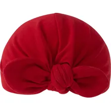 Kit Turbante Infantil Com 2 Peças Cor Vermelha E Bolinha Foto mini 1