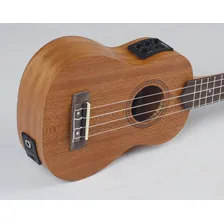 Kit Ukulele Concert Strinberg Uk06ce ** Elétrico C/ Afinador Cor Marrom Foto mini 2